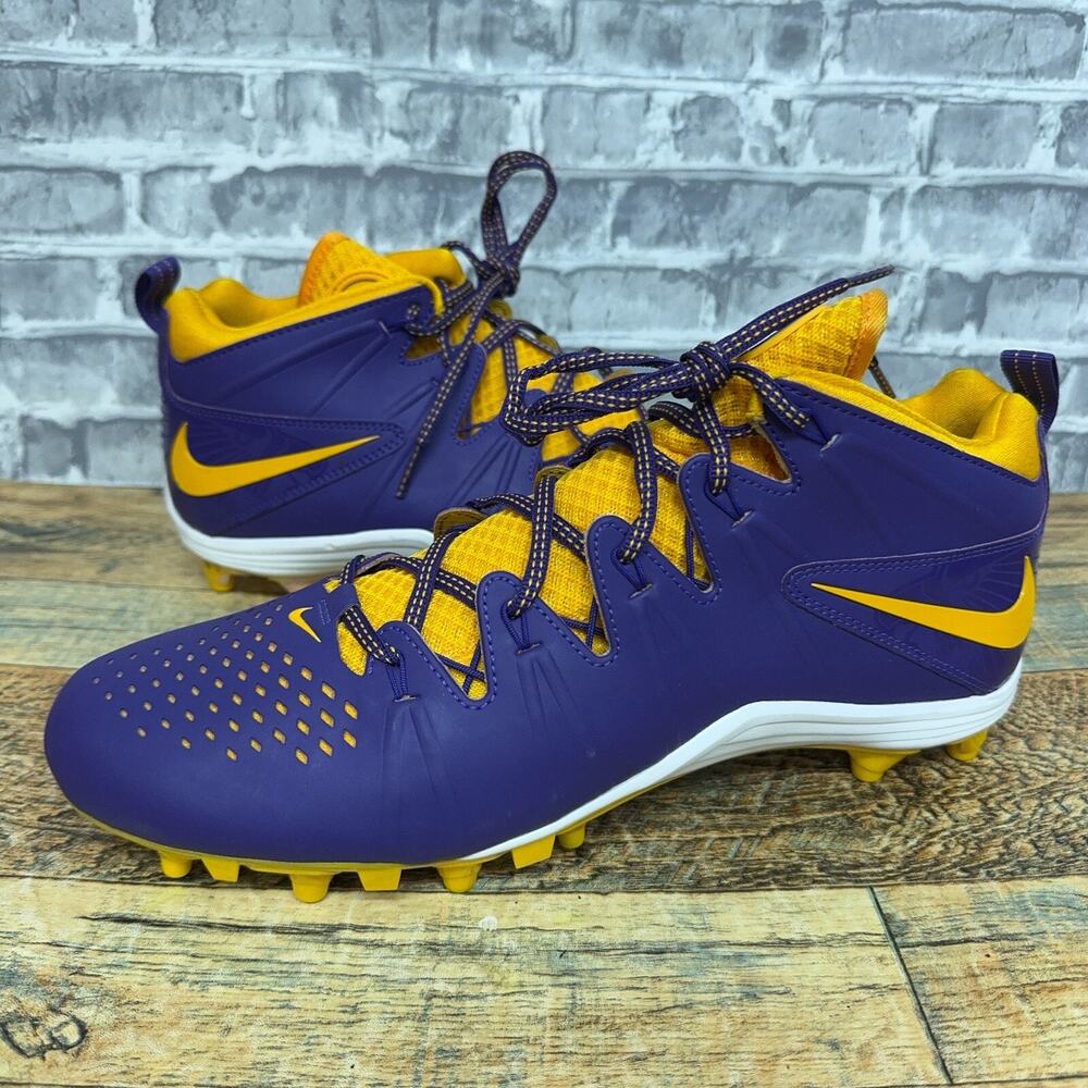 Nike Huarache 4 Lax Iroquois Nationals Lacrosse Cleats 695498-570 Mens Size 12